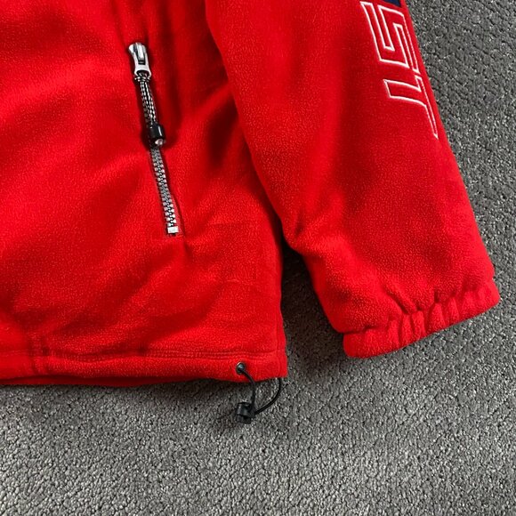 Vintage 90s Nautica Competition Sport Tech NST Fleece Jacket Men's XXL Spell Out - Picture 3 of 13